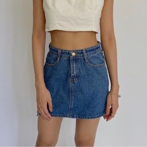 Denim Clean Cut Shorts
